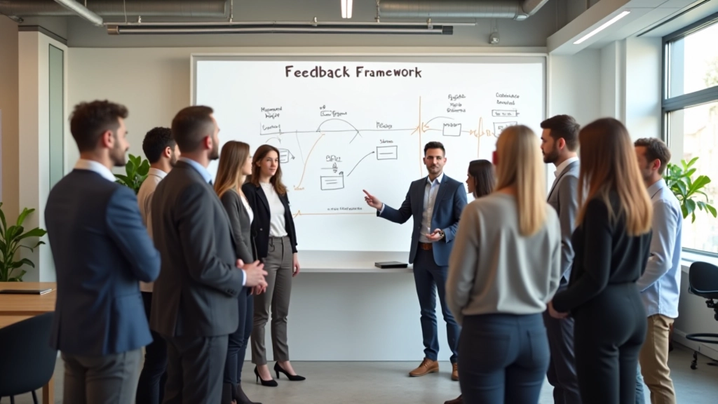 Cross-functional team feedback session